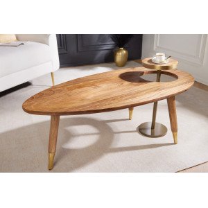 GATSBY különleges mangófa dohányzóasztal - 110cm INVICTA