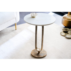 MATISSE elegáns márvány lerakóasztal - 60cm INVICTA