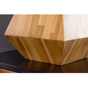 DIAMOND design teakfa asztali lámpa -60cm