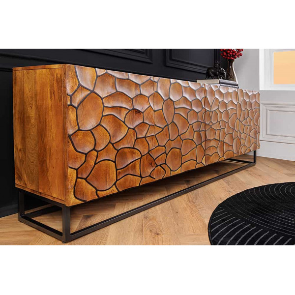 VULCANO modern mangófa komód- 177cm