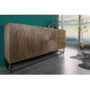 ZEN CIRCLE modern mangófa komód- 177cm INVICTA