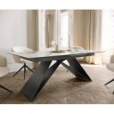 MEMENTO prémium kerámia étkezőasztal - 180-220cm - calacatta
