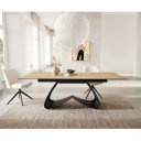 HELIOS prémium kerámia étkezőasztal - 180-220cm - tölgy