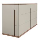 SALAR exkluzív fiókos komód- dió/szürke - 135cm