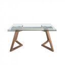 FONDON design bővíthető üveg étkezőasztal - 160-240cm