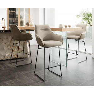 GEMINI prémium bárszék - beige bouclé DELIFE