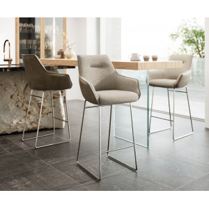 GEMINI prémium bárszék - beige bouclé DELIFE