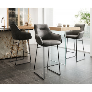 GEMINI prémium bárszék - antracit DELIFE