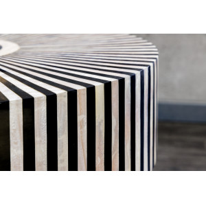 BONE HARMONY exkluzív dohányzóasztal - 60cm