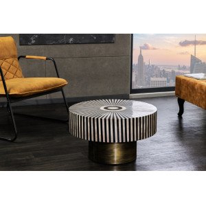 BONE HARMONY exkluzív dohányzóasztal - 60cm INVICTA