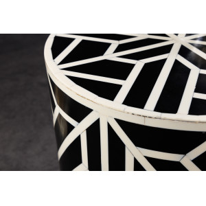 BONE INLAY-II exkluzív lerakóasztal - 45cm