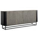 NILOTIC modern mangófa komód - 177cm - szürke