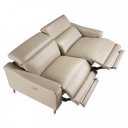 LOGRONO prémium bőr relax kanapé - 3 személyes