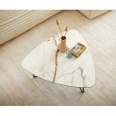 HOGAN prémium kerámia dohányzóasztal - márvány - 88cm