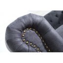 CHESTERFIELD design 2 személyes kanapé - vintage szürke