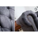 CHESTERFIELD design 2 személyes kanapé - vintage szürke