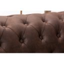 CHESTERFIELD design 3 személyes kanapé - vintage barna