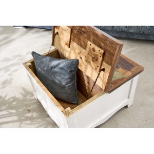 JAKARTA-II BOX tömörfa dohányzóasztal - 70cm INVICTA