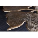 GINKGO design fém dohányzóasztal - 75cm - arany