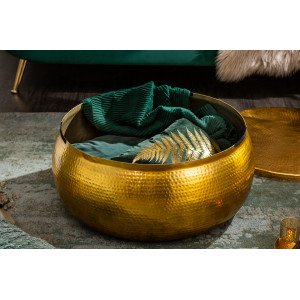 ORIENT STORAGE fém dohányzóasztal - arany INVICTA