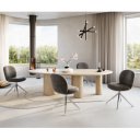 FRANKLON prémium étkezőszék - fehér/szürke/antracit