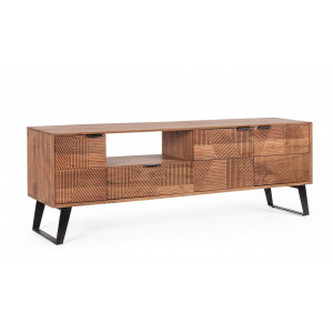 LUCCA design akácfa TV-szekrény - 175cm BIZZOTTO