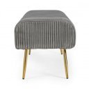 SELENA modern ülőpad - szürke - 130cm