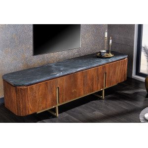 VILAS MARBLE exkluzív mangófa TV-szekrény -  160cm INVICTA