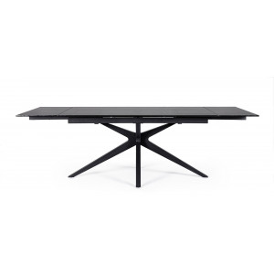 GALATINA prémium üveg étkezőasztal - 180-240cm BIZZOTTO