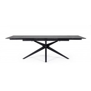GALATINA prémium üveg étkezőasztal - 180-240cm BIZZOTTO