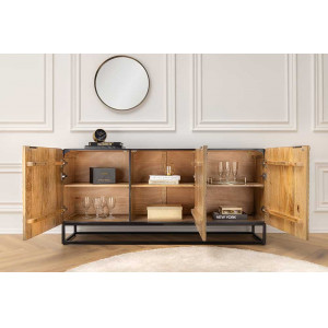 SNAKE modern mangófa komód - 160cm INVICTA