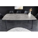 MILANO design kerámia étkezőasztal - 160/180cm - szürke