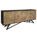 MOUNTAIN SOUL különleges kőfurnéros komód - 175cm - beige