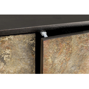 MOUNTAIN SOUL különleges kőfurnéros TV-szekrény - 160cm - beige