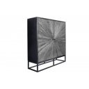 BARRACUDA STAR design teakfa szekrény-120cm- szürke