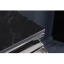 MODERN BAROCK design konzolasztal - 145cm - fekete márvány