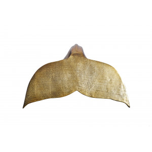 WHALE design fém lerakóasztal - 65cm - arany