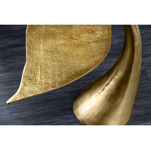 WHALE design fém lerakóasztal - 65cm - arany