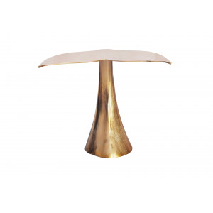 WHALE design fém lerakóasztal - 65cm - arany