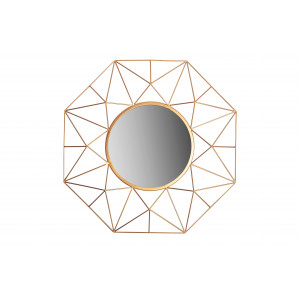 PRISM modern fali tükör 80 cm – arany