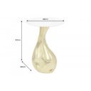 TEAR design fém lerakóasztal - 60cm - arany