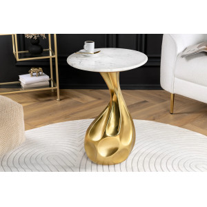 TEAR design fém lerakóasztal - 60cm - arany