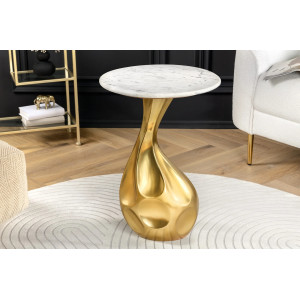 TEAR design fém lerakóasztal - 60cm - arany INVICTA
