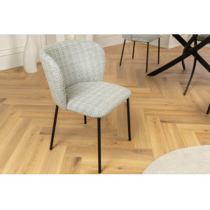 LYON modern bouclé szék - kék
