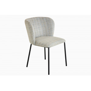 LYON modern bouclé szék - kék