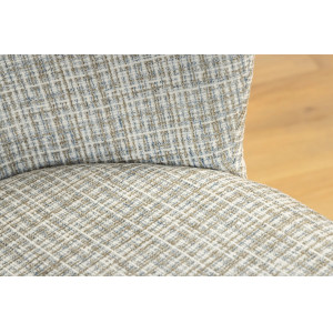 LYON modern bouclé szék - kék