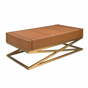 MALETA prémium bőr dohányzóasztal - 144cm