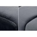 PETIT BEAUTE design bársony ülőpad - szürke