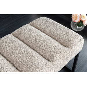 PETIT BEAUTE design bouclé ülőpad - szürke