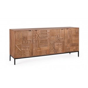 KINDIA design mangófa komód - 180cm BIZZOTTO